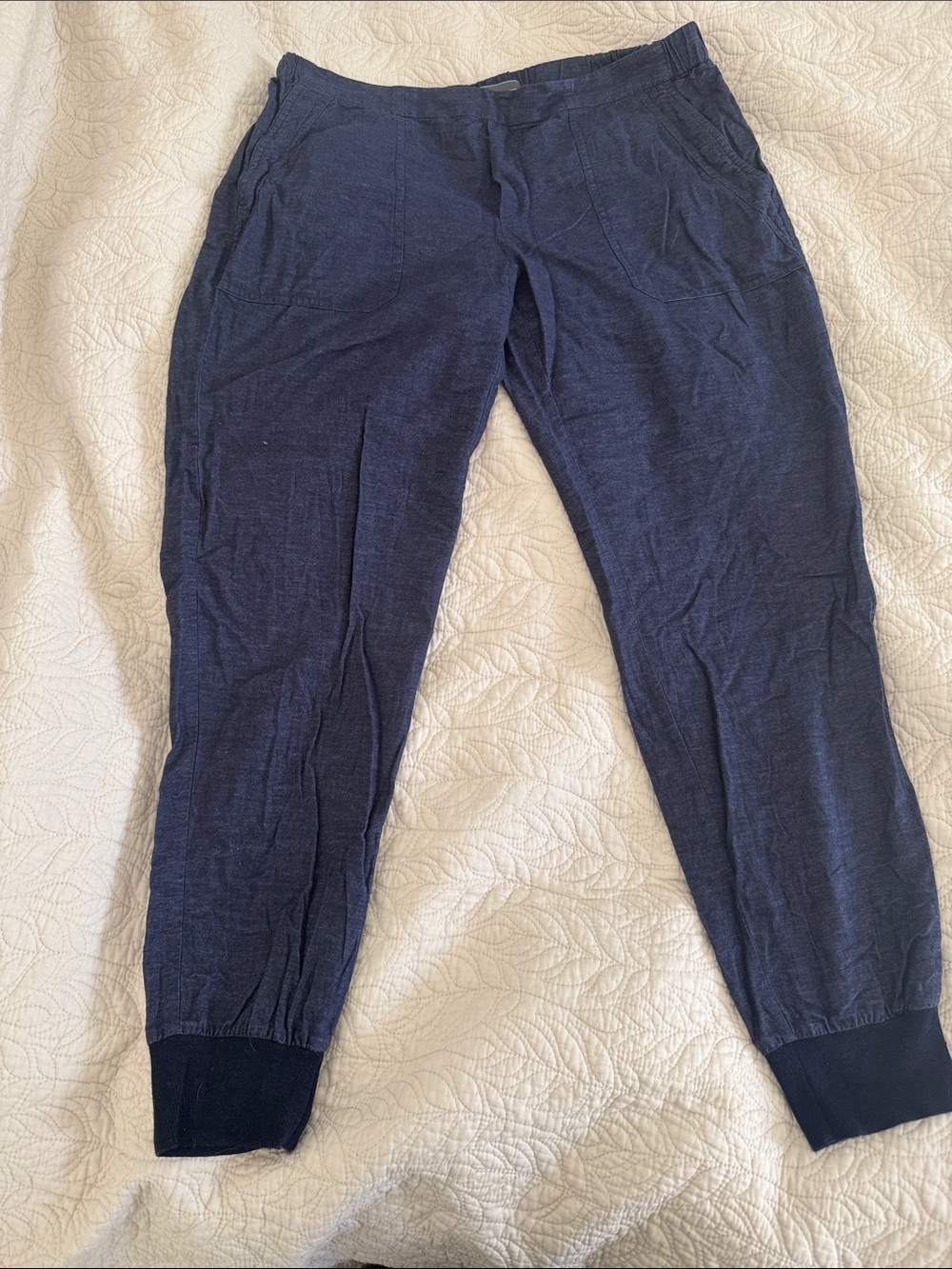 Vince Men's Navy Blue Jogger Sweatpants